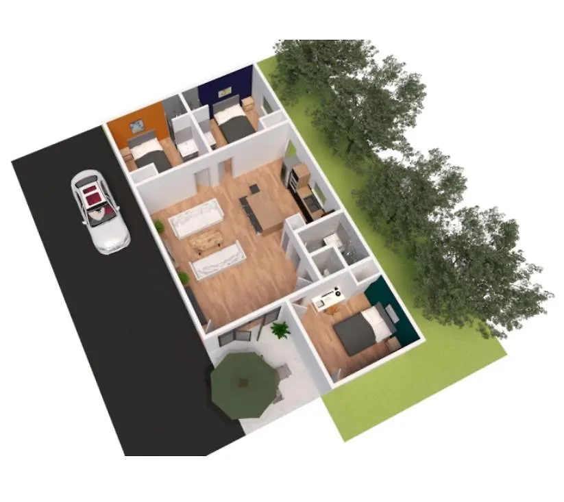 - Sublime Villa Felicidad - Proche Hypercentre - Parking - Terrasse - Wifi Viriat 0*,